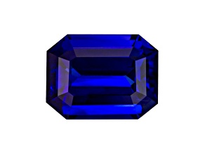 Sapphire Loose Gemstone 10.74x8.19mm Emerald Cut 5.29ct