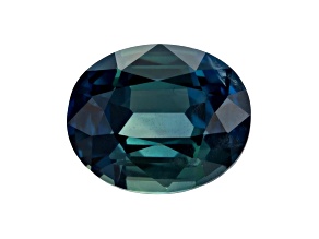 Teal Sapphire Unheated 7.6x5.7mm Oval 1.56ct