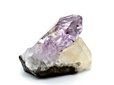 Namibian Amethyst with Hematite Inclusions and Calcite 4x3cm Specimen