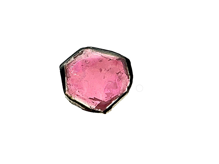 Jtv Watermelon Rings Watermelon Tourmaline 9.6x9mm Free-Form Slice 2.30ct - 11MJ3A | JTV