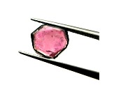 Watermelon Tourmaline 9.6x9mm Free-Form Slice 2.30ct