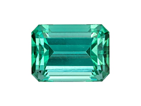 Teal Tourmaline Unheated 8.6x6.1mm Emerald Cut 2.32ct