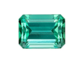 Teal Tourmaline Unheated 8.6x6.1mm Emerald Cut 2.32ct