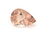 Peach Morganite 14x9.9mm Pear Shape 4.39ct