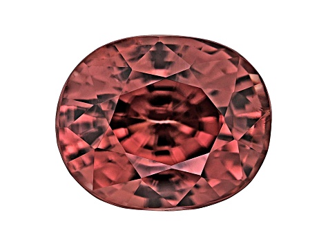 Pink Zircon 10.5x8.5mm Oval 6.37ct