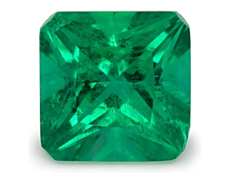 Panjshir Valley Emerald 6.9mm Princess Cut 1.61ct