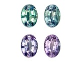 Alexandrite 5x3.7mm Oval Matched Pair 0.76ctw
