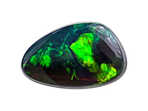 Australian Black Opal 9.5x6.0mm Free-Form Cabochon 1.27ct