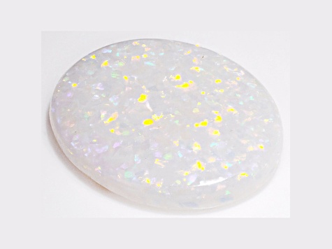 Australian Opal 12x10mm Oval Cabochon