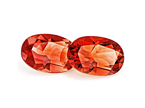 Oregon Sunstone 6x4mm Oval Matched Pair 0.75ctw