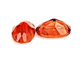 Oregon Sunstone 6x4mm Oval Matched Pair 0.75ctw