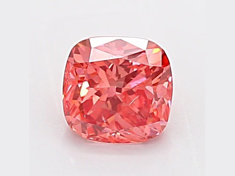 1.05ct Vivid Pink Cushion Lab-Grown Diamond SI2 Clarity IGI Certified