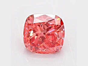 1.05ct Vivid Pink Cushion Lab-Grown Diamond SI2 Clarity IGI Certified
