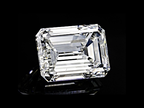 3ct White Emerald Cut Lab-Grown Diamond F Color, VS2, IGI Certified
