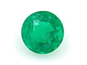 Zambian Emerald 5.7mm Round 0.63ct