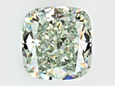 2.67ct Intense Green Cushion Lab-Grown Diamond VS2 Clarity IGI Certified