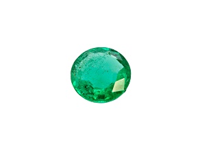 Zambian Emerald 7.2mm Round 1.09ct