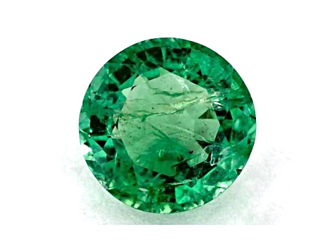 Zambian Emerald 5.7mm Round 0.64ct