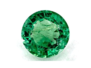 Zambian Emerald 5.7mm Round 0.64ct