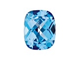 Swiss Blue Topaz 8x6mm Checkerboard Cushion 1.70ct