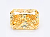 1.95ct Vivid Orange Radiant Cut Lab-Grown Diamond SI1 Clarity IGI Certified