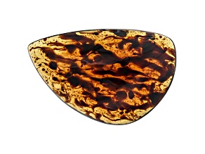 Sumatran Amber 55x35.7mm Free-Form Cabochon 53.75ct