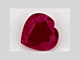 Ruby 6.43mm Heart Shape 0.74ct