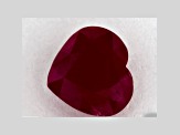 Ruby 6.63x6.22mm Heart Shape 1.36ct