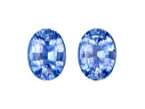 Sapphire 8.3x6.2mm Oval Matched Pair 3.42ctw