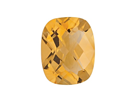 Citrine 9x7mm Checkerboard Cushion 1.85ct