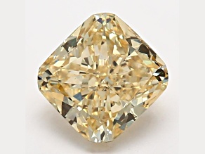 2.07ct Vivid Yellow Cushion Lab-Grown Diamond SI1 Clarity IGI Certified