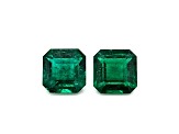 Emerald 8.3mm Emerald Cut Matched Pair 4.84ctw