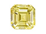 Yellow Sapphire Loose Gemstone Unheated 5.4mm Emerald Cut 1.12ct