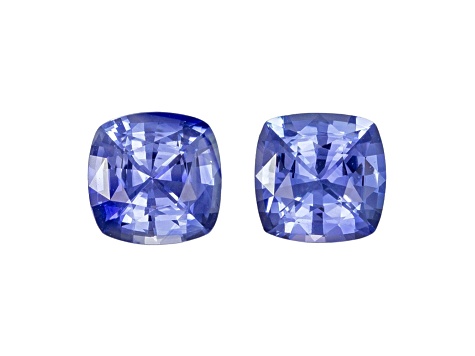 Sapphire 6mm Cushion Matched Pair 2.18ctw