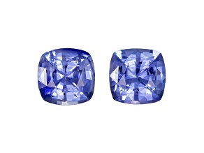 Sapphire 6mm Cushion Matched Pair 2.18ctw