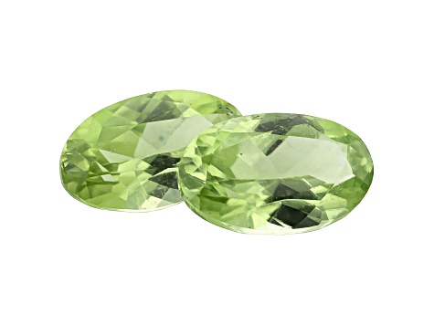 Arizona Peridot 6x4mm Oval Matched Pair 0.40ctw