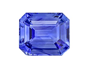 Sapphire Loose Gemstone 9.1x7.6mm Emerald Cut 3.57ct