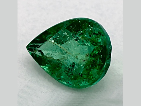 Zambian Emerald 7.95x5.99mm Pear Shape 1.17ct