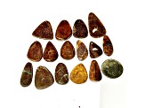 Australian Boulder Opal Free-Form Cabochon Set of 15 116ctw