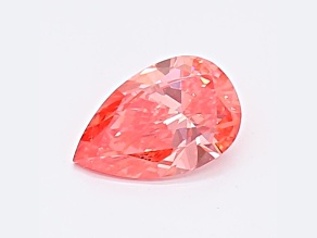 0.50ct Vivid Pink Pear Shape Lab-Grown Diamond VS1 Clarity IGI Certified