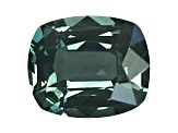 Green Sapphire Loose Gemstone 6.70x5.50mm Cushion 1.08ct