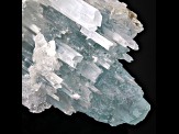 Aquamarine Crystal 9.70x3.82 Mineral Specimen With Unique Etching and Terminations