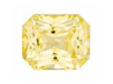 Yellow Sapphire Loose Gemstone Unheated 6.9x5.66mm Radiant Cut 1.56ct