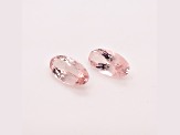 Morganite 12x6mm Oval Matched Pair 3.52ctw