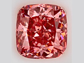 1.77ct Vivid Pink Cushion Lab-Grown Diamond VS2 Clarity IGI Certified