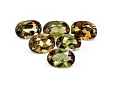 Andalusite 6.5x4.5mm Oval Set of 6 3.00ctw