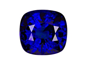 Sapphire Loose Gemstone 10.46x9.98mm Cushion 6.07ct