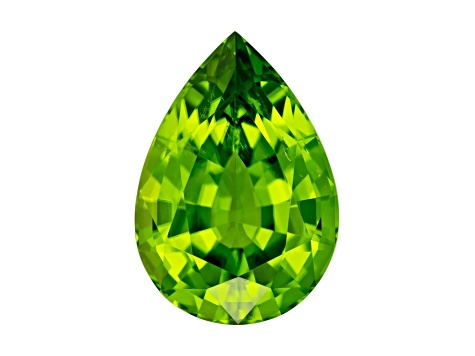 Peridot 16.6x11.5mm Pear Shape 10.04ct