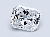 2.06ct Natural White Diamond Emerald Cut, D Color, VVS2 Clarity, GIA Certified
