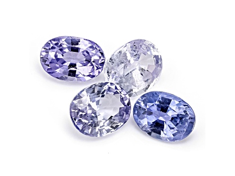 Sapphire Oval Set of 4 1.45ctw